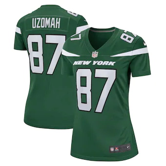 womens nike cj uzomah gotham green new york jets player gam